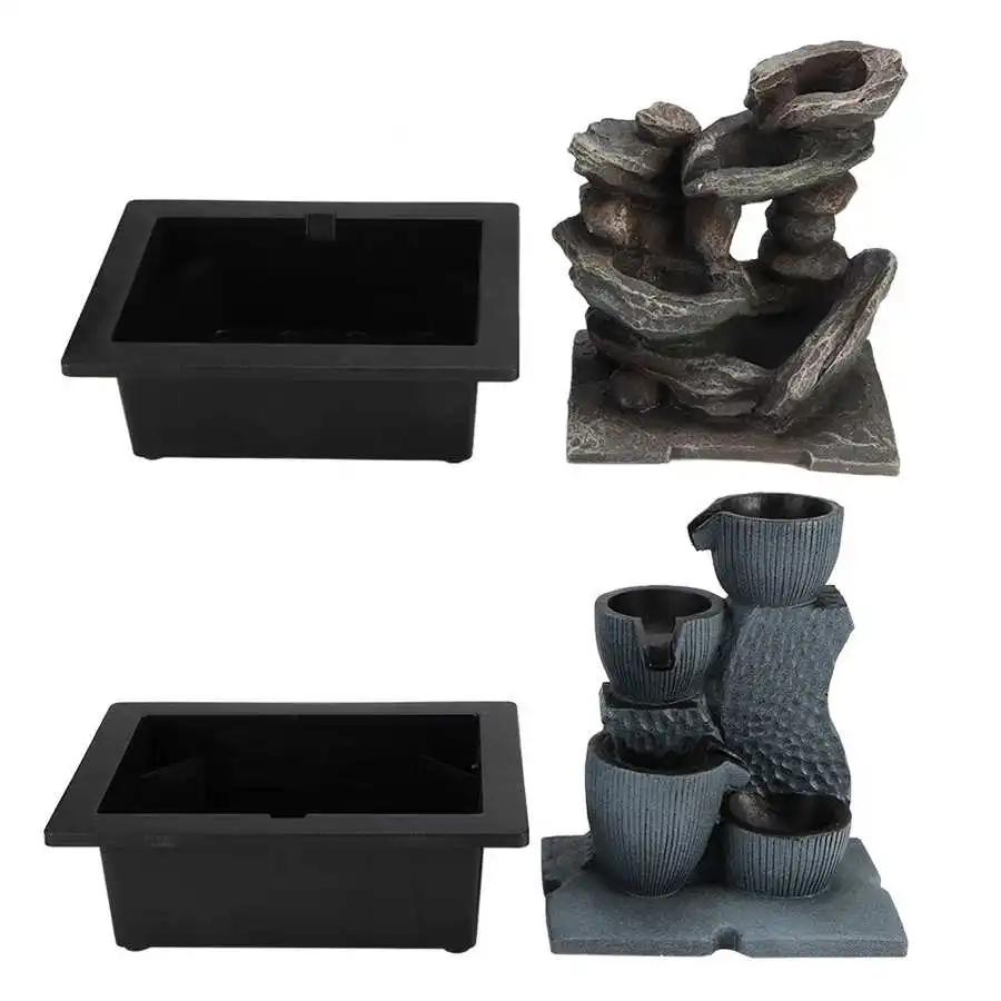 Настольный светодиодный фонтан с орнаментом полимерные поделки водяным насосом