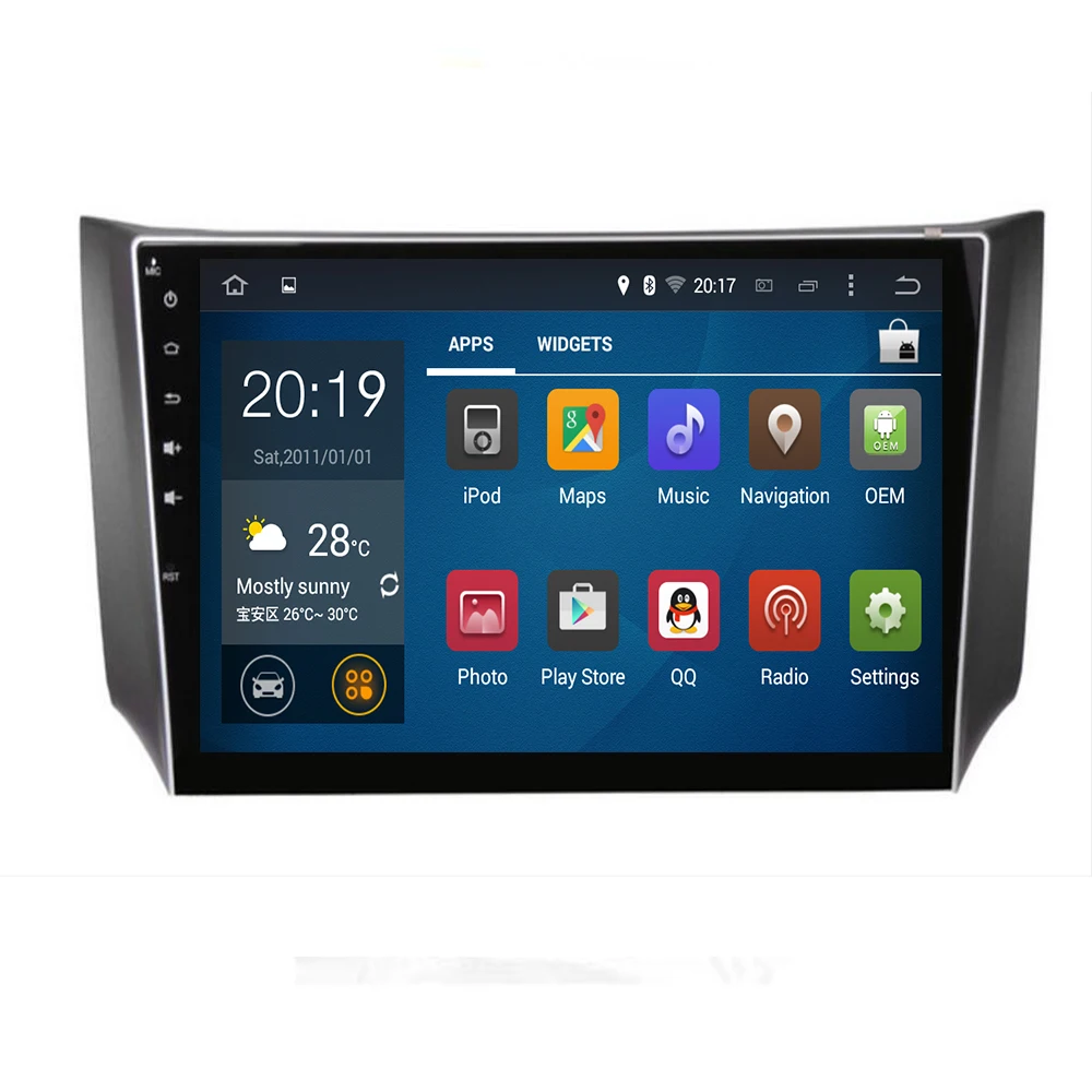10 2 дюймовый Android автомобильный DVD плеер GPS навигация для NISSAN SYLPHY/B17/Sentra 2012 2018