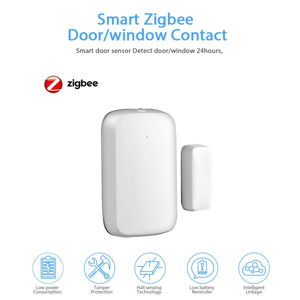 Сенсор Alarmest Zigbee для дверей/окон датчик контакта дверей датчики сигнализации