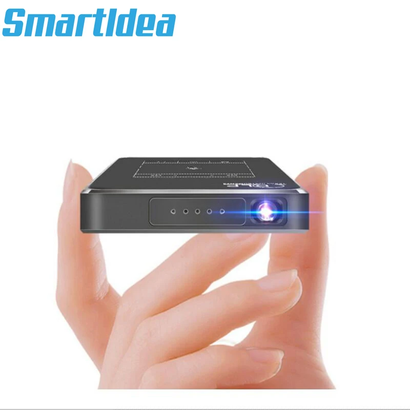 AC3 HD проектор 2G 32G Android 7.1.2 Ручной DLP Smart Proyector 5000mAh аккумулятор мультимедийный с