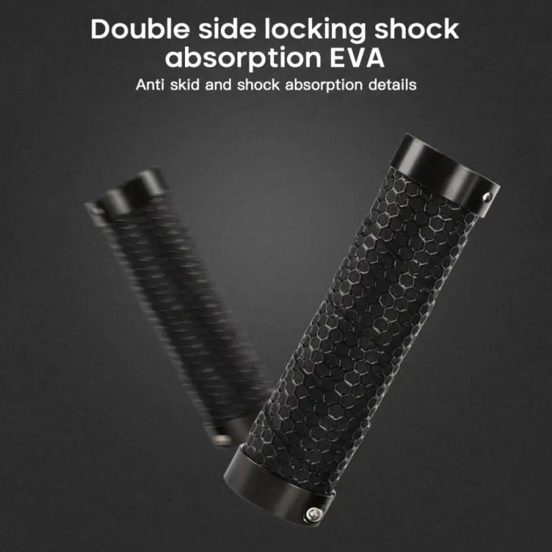 

MTB Honeycomb handle cover Bicycle handlebar cover Silicone grip cover for bicycle Bilateral locking Dead flying bicycle handle