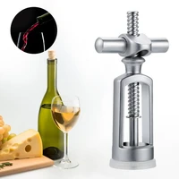 1pc unique zinc alloy corkscrew red wine bottle opener portable triangle lock cork puller wine cork remover kitchen drinkware