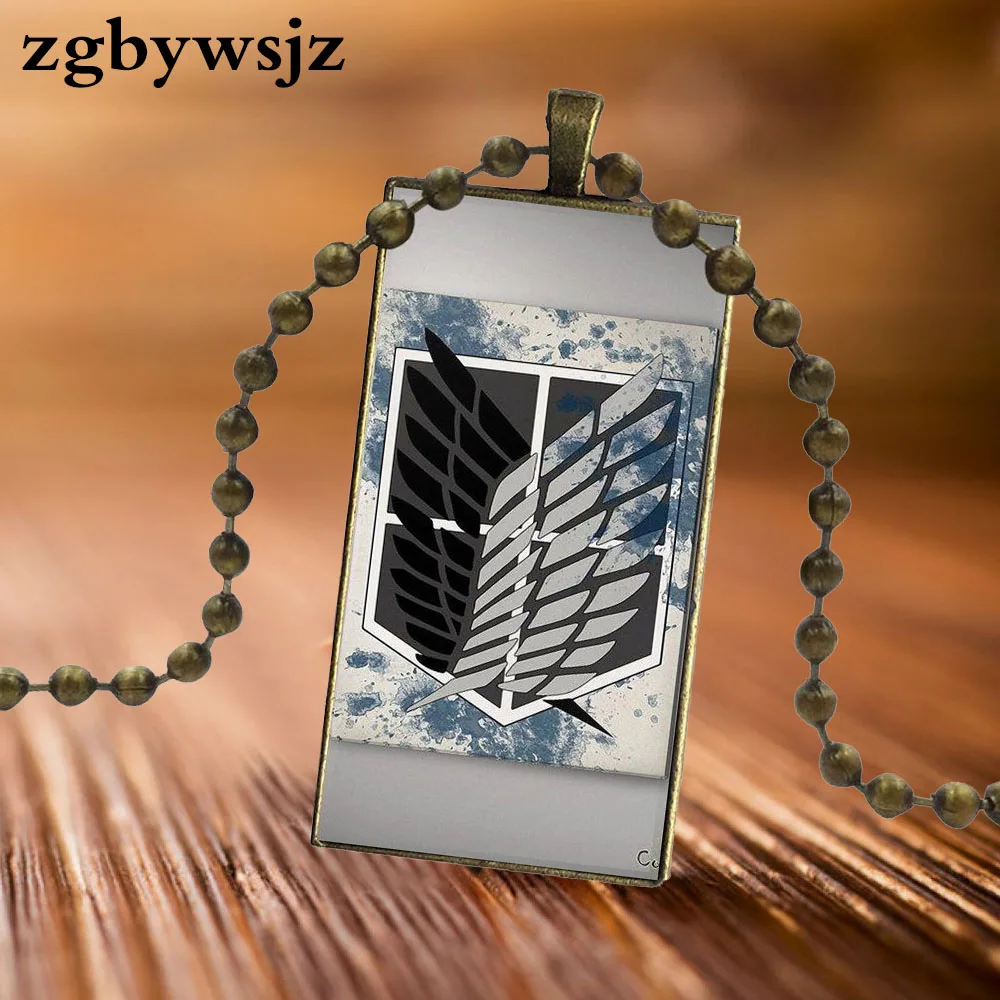 Женское винтажное ожерелье из стекла прямоугольное с подвесками на заказ - Фото №1