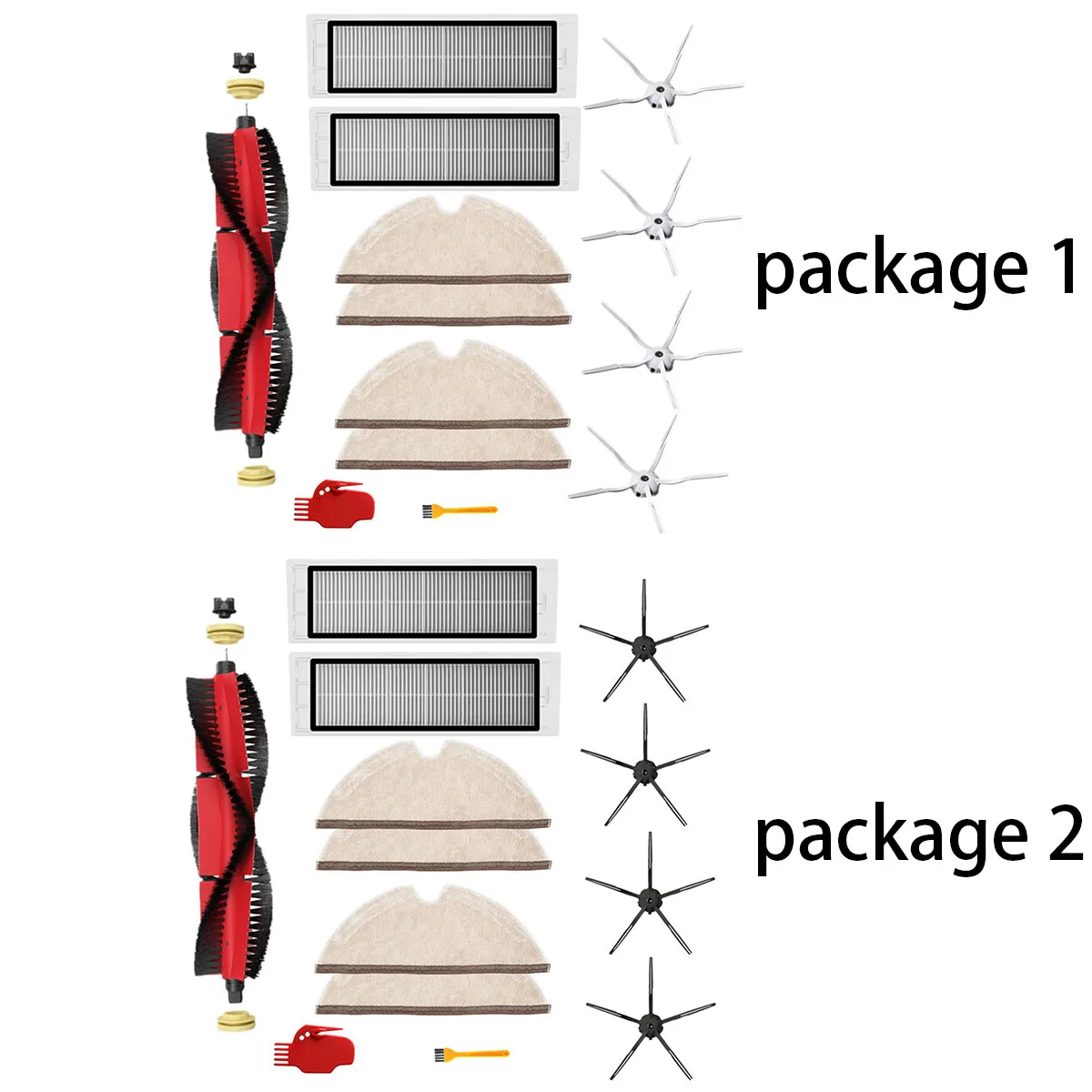 

13Pcs/Set For Xiaomi Roborock S6 S60 S65 S5 MAX T6 Vacuum Cleaner Accessories Used For Xiaomi Roborock S6 S5 Max S60 S65 Sweepin