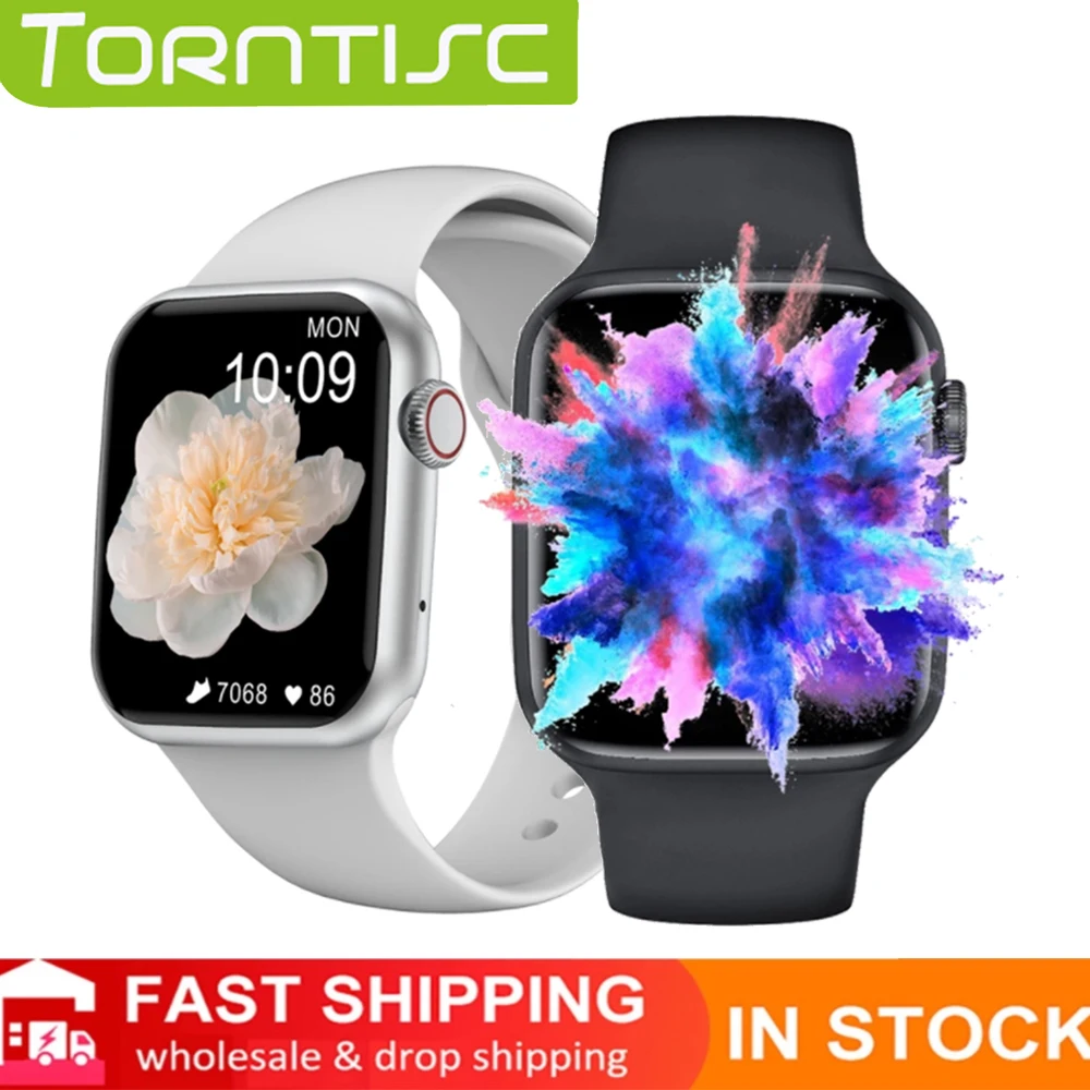 Смарт часы Torntisc 2021 DT100 экран 1 75 дюйма Bluetooth вызов Iwo13 IP67 водонепроницаемые для Iwo W46