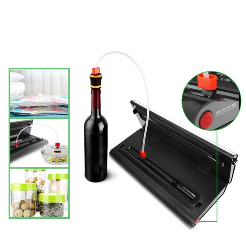 

Food Vacuum Sealer Machine,Vacuum Sealer Machine Automatic Multifunction Vacuum Sealing System for Food Savers, Dry & Moist Seal