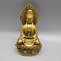 free delivery china brass statue luck guanyin buddha metal crafts home decoration