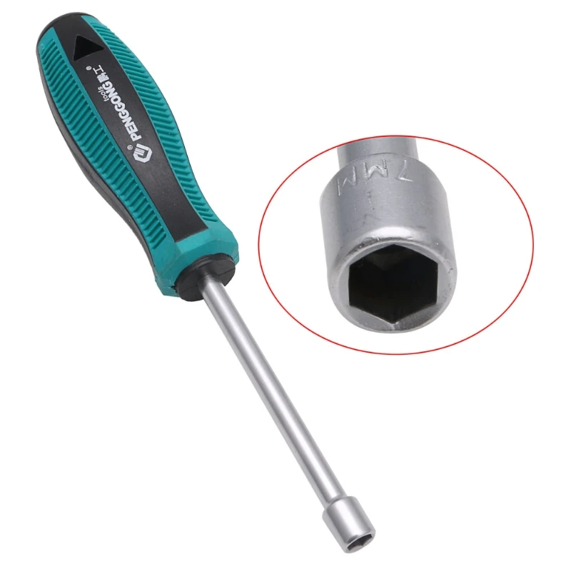 

Metal Socket Driver Wrench Screwdriver Hex Nut Key Nutdriver Hand Tool 8mm 85DA