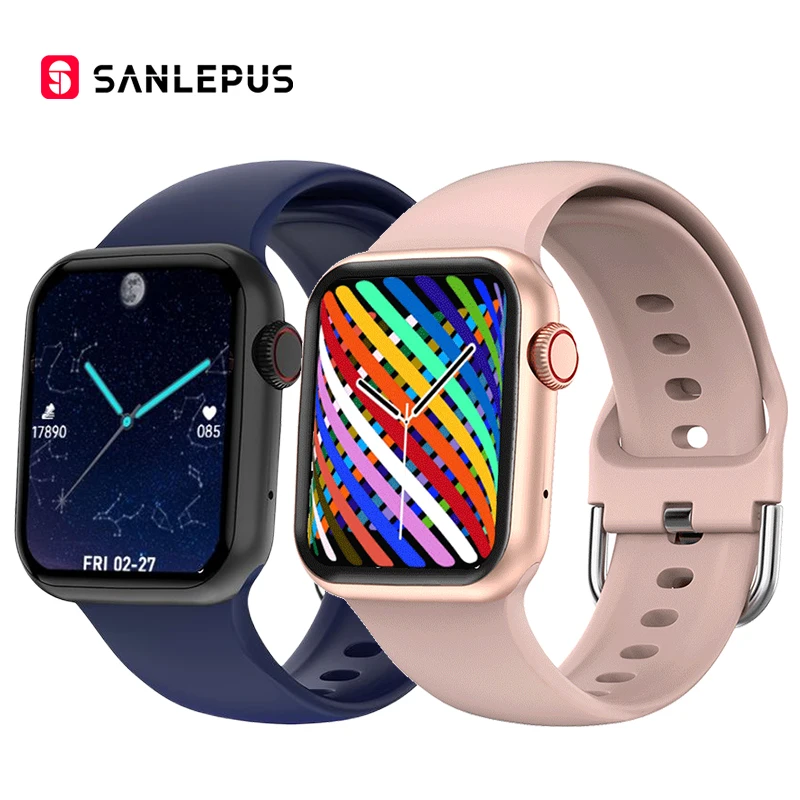 SANLEPUS-reloj inteligente para hombre y mujer, accesorio de pulsera con pantalla HD...