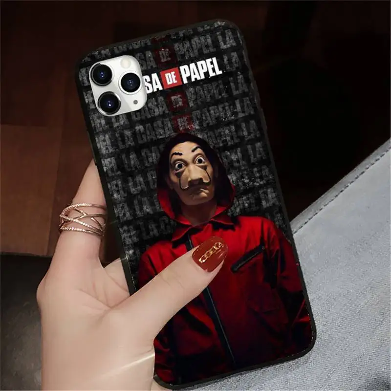 

Money Heist House TV Series Phone Case for iPhone 11 12 pro XS MAX 8 7 6 6S Plus X 5S SE 2020 XR luxury design cover coque