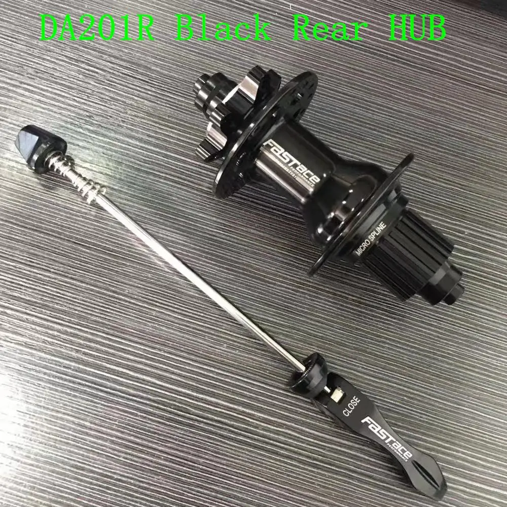 DA201R Black Rear FASTACE DA201 F/R DEORE XT M8100 M7100 FH BH концентратор 12 s 32H 135x10 мм 100x9 мм E-THRU ось велосипеда 12 Скоростей микро сплайн - Цвет: DA201R Black Rear