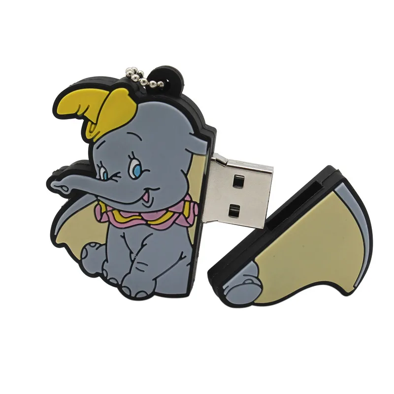 USB флеш накопитель TEXT ME Lovely mini Elephant с изображением милых животных|USB