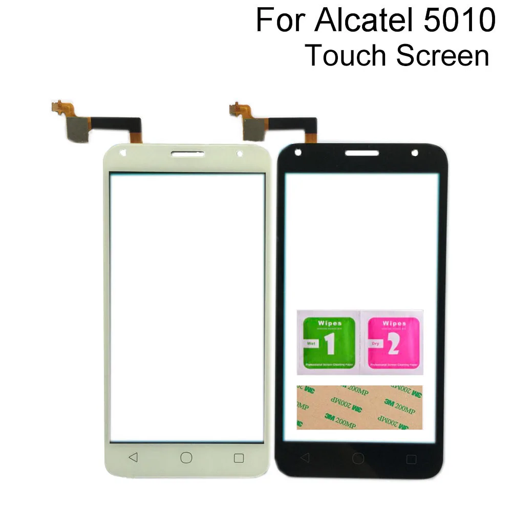 

Сенсорный экран для Alcatel 5010, датчик панели дигитайзера 3M, клеевые салфетки