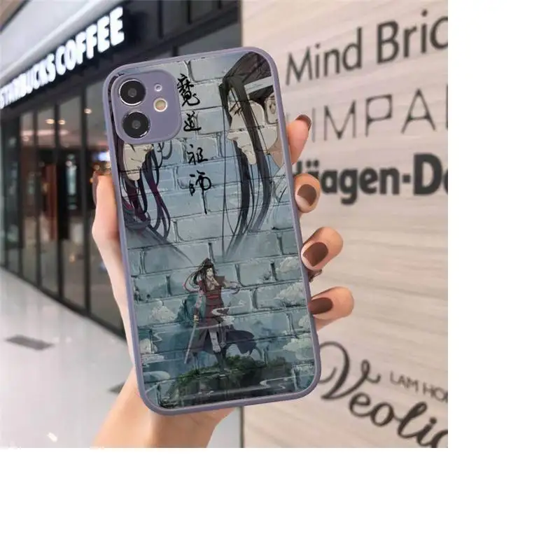 

Dao Master Anime design Phone Case Matte Transparent for iPhone 7 8 11 12 s mini pro X XS XR MAX Plus cover funda