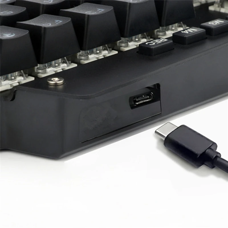 K700 Механическая игровая клавиатура Одноручная с подсветкой RGB коричневый