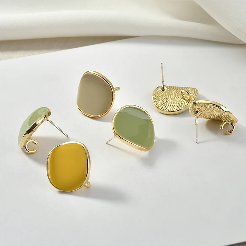 Серьги-гвоздики из сплава Morandi серебряная игла в форме капель серьги для ушей