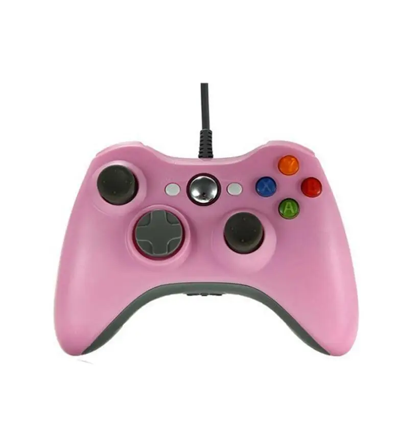 Контроллер проводной игровой для Xbox 360 PC для Microsoft & Windows с двойной вибрацией и эргономичным дизайном - XRHYY.