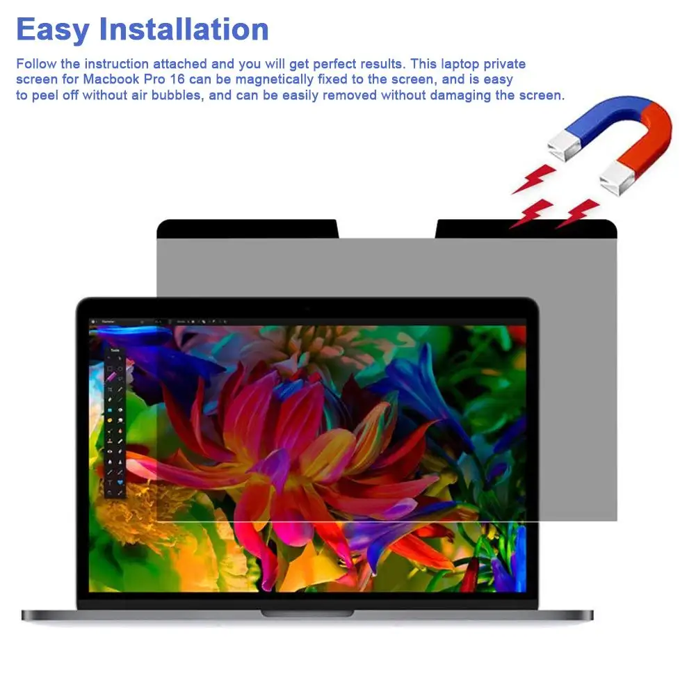 

Защитная пленка для экрана ноутбука с защитой от шпионов, прочная мягкая защитная пленка из ТПУ для 16-дюймового MacBook Pro