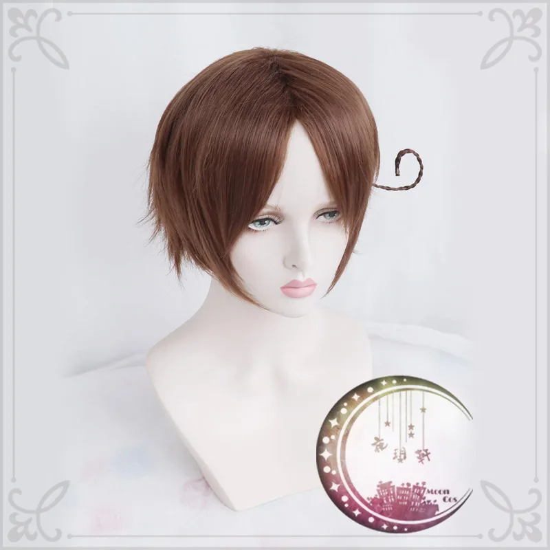 Светильник к для косплея светло-золотистые короткие синтетические волосы оси