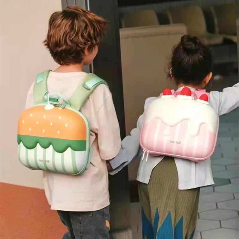 Gift Children School Bag Hamburg Bear Animal Cartoo Casual Handbag Adjustable Strap Students Holiday Travel Bags For Girls