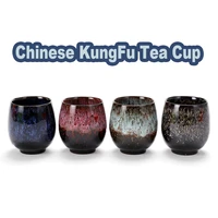 1pc ceramic tea cup chinese kungfu tea set porcelain teacup tea accessories puer cup small tea bowl gift