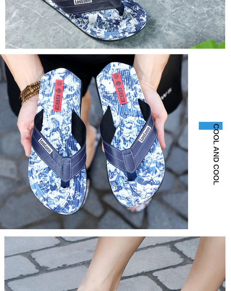 Zapatillas hombre; Новинка года; Вьетнамки; мужские уличные повседневные красивые тапочки; высококачественные мужские банные тапочки на плоской подошве в полоску