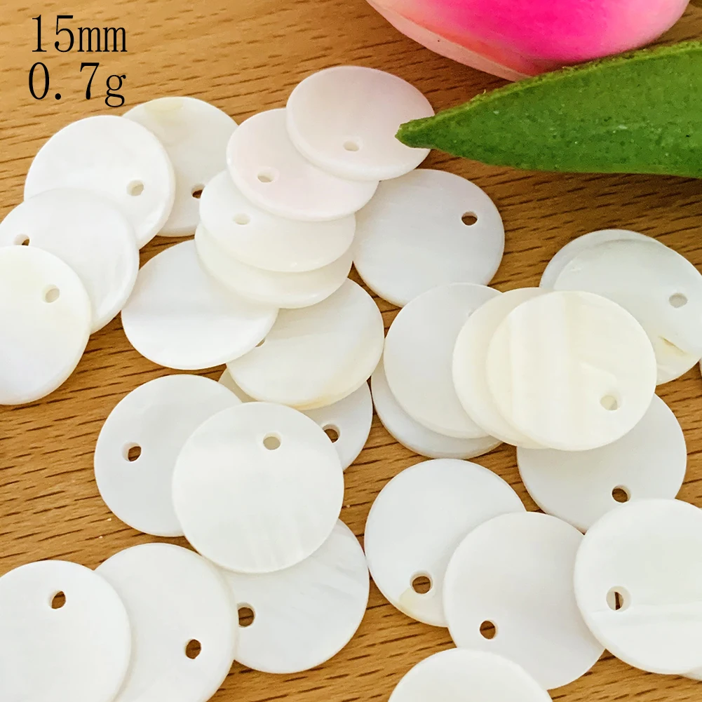 

Натуральные ракушечные подвески 10 шт.