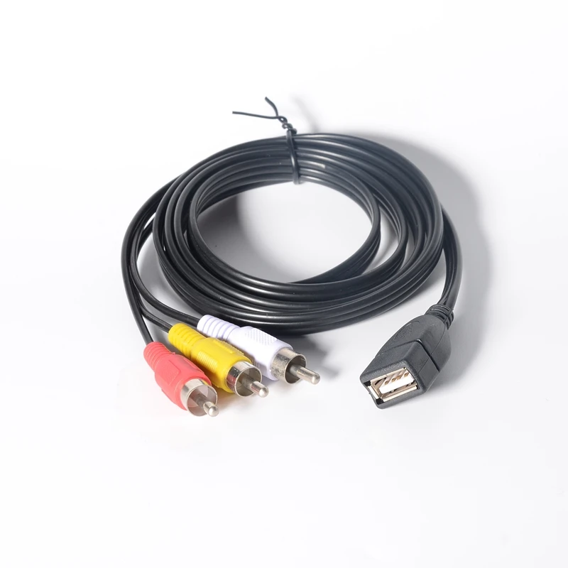 Кабель-Переходник USB A (гнездо) на 3 RCA 1 5 м | Электроника