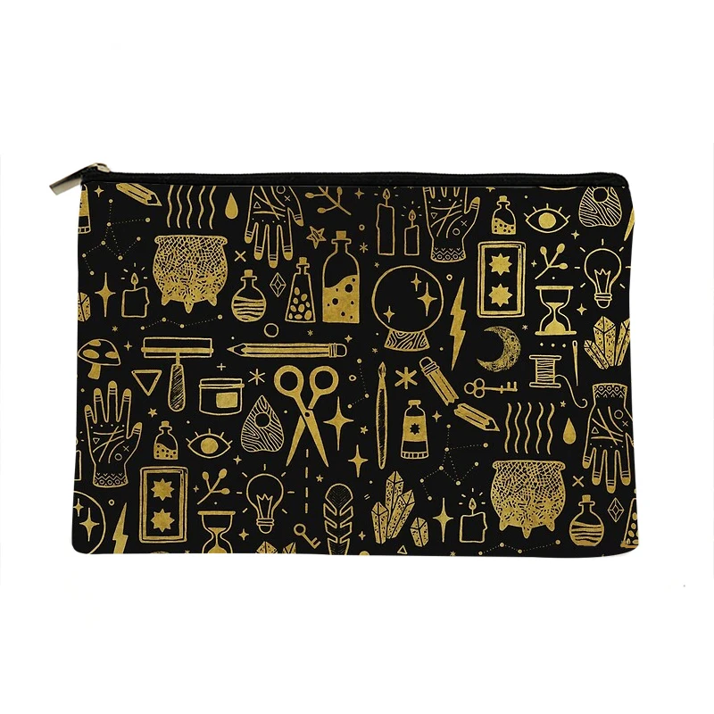 

Женская косметичка с волшебным рисунком, Модный женский органайзер для косметики, дорожная цветная Сумочка для хранения