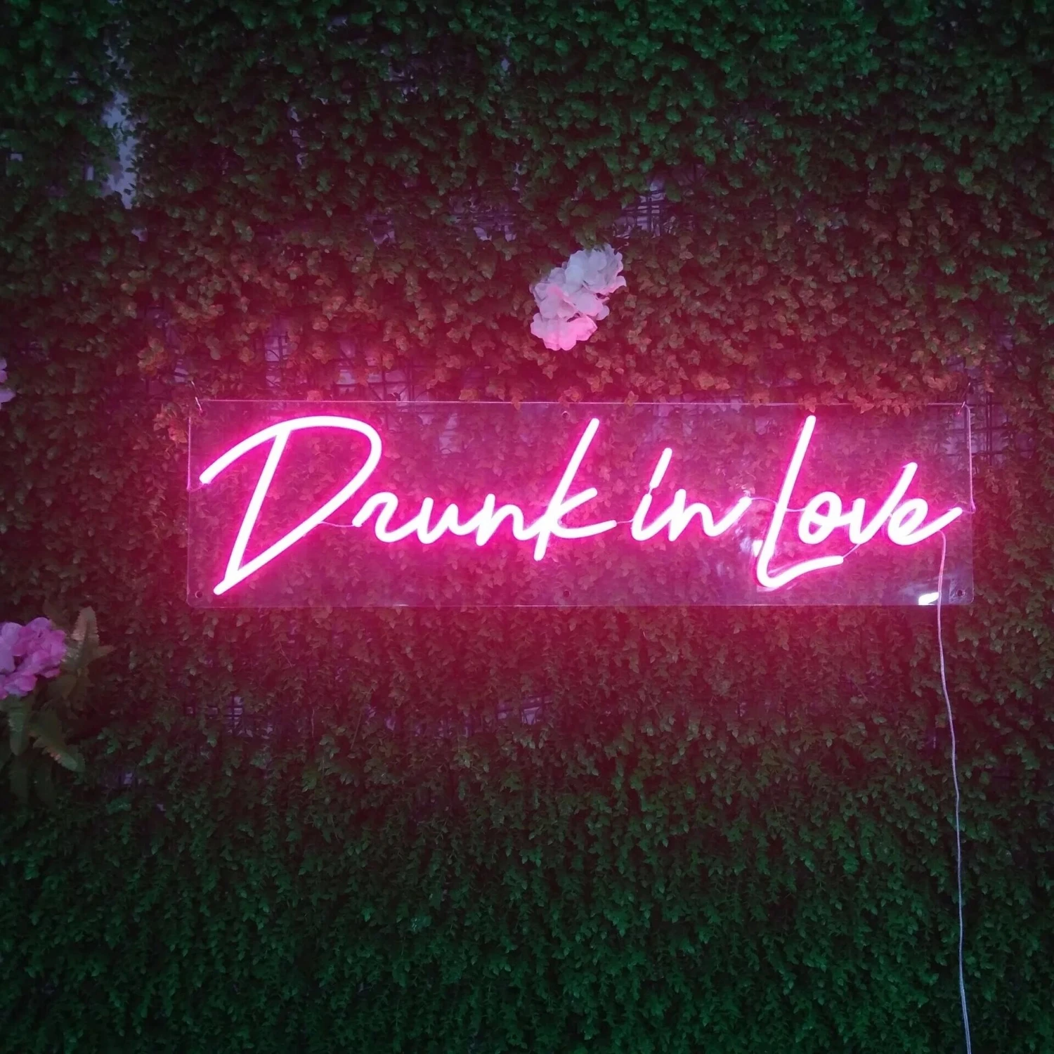 Неоновая вывеска на заказ для влюбленных напитков светодиодные Настенные