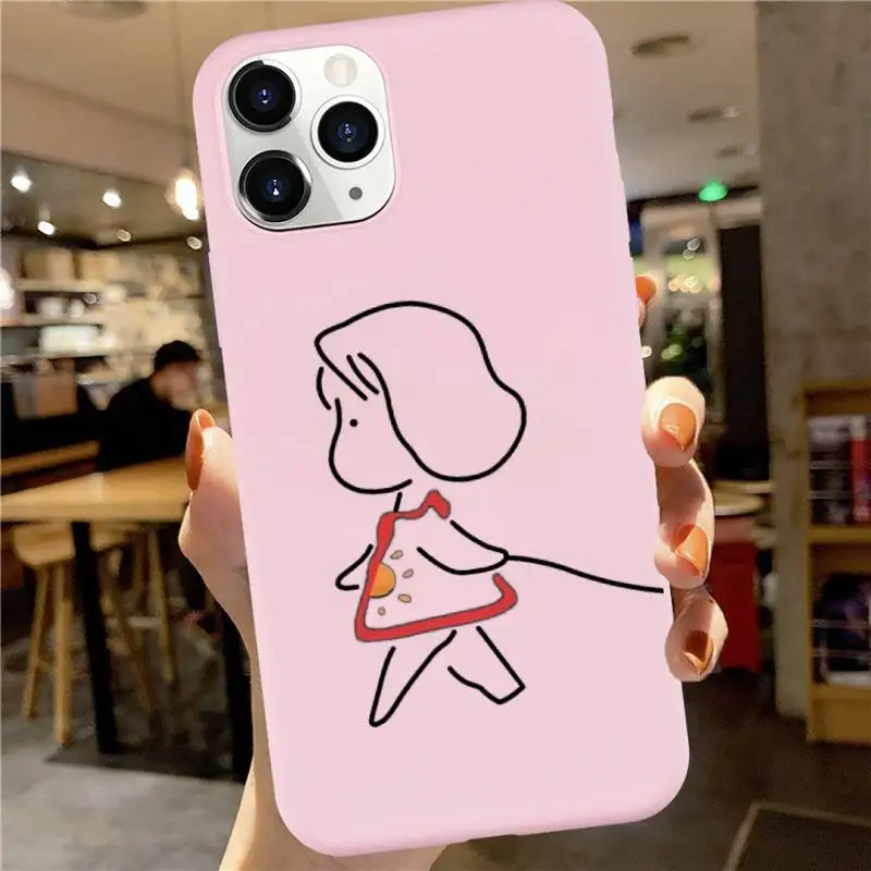 

Always And Forever Best Friends Anti-fall luxury Phone Case cover Candy Color for iPhone 6 7 8 11 12 s mini pro X XS XR MAX Plus