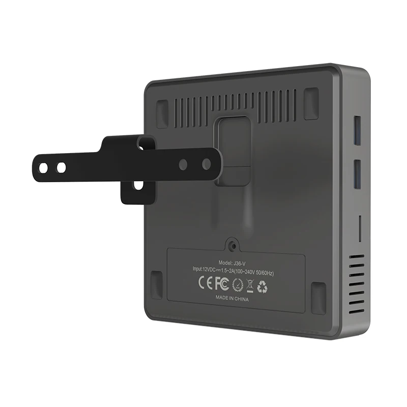 J36-V Мини ПК Intel3165 Windows 10 J3160 4 Гб+ 64 Гб BT4.0 USB3.0 HDMI 1,4+ VGA 2,5 дюйма HDD 2,4 ГГц/5,8 ГГц WiFi TF карта мини ПК