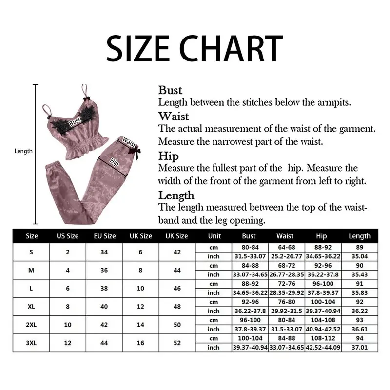 

2021 New Women Sleepwear Underwear Set Women V-Neck Eyelash Beaded Sexy Stain Camisole Pajamas Bowknot Pants Set Pyjama Polaire