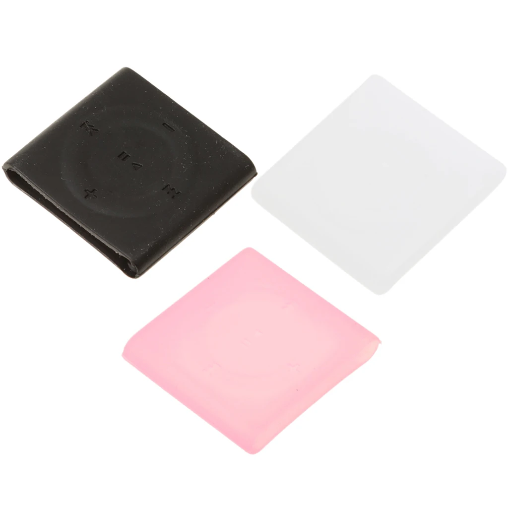 3 шт легкий в использовании Мягкий силиконовый чехол для iPod Mp3 Shuffle 6/7