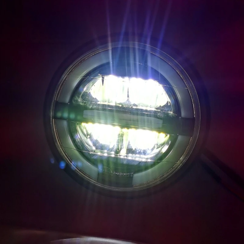 

Vintage Motorcycle LED Head lamp Headlamp Motorcycle Headlight Turn Signal Light 28GC