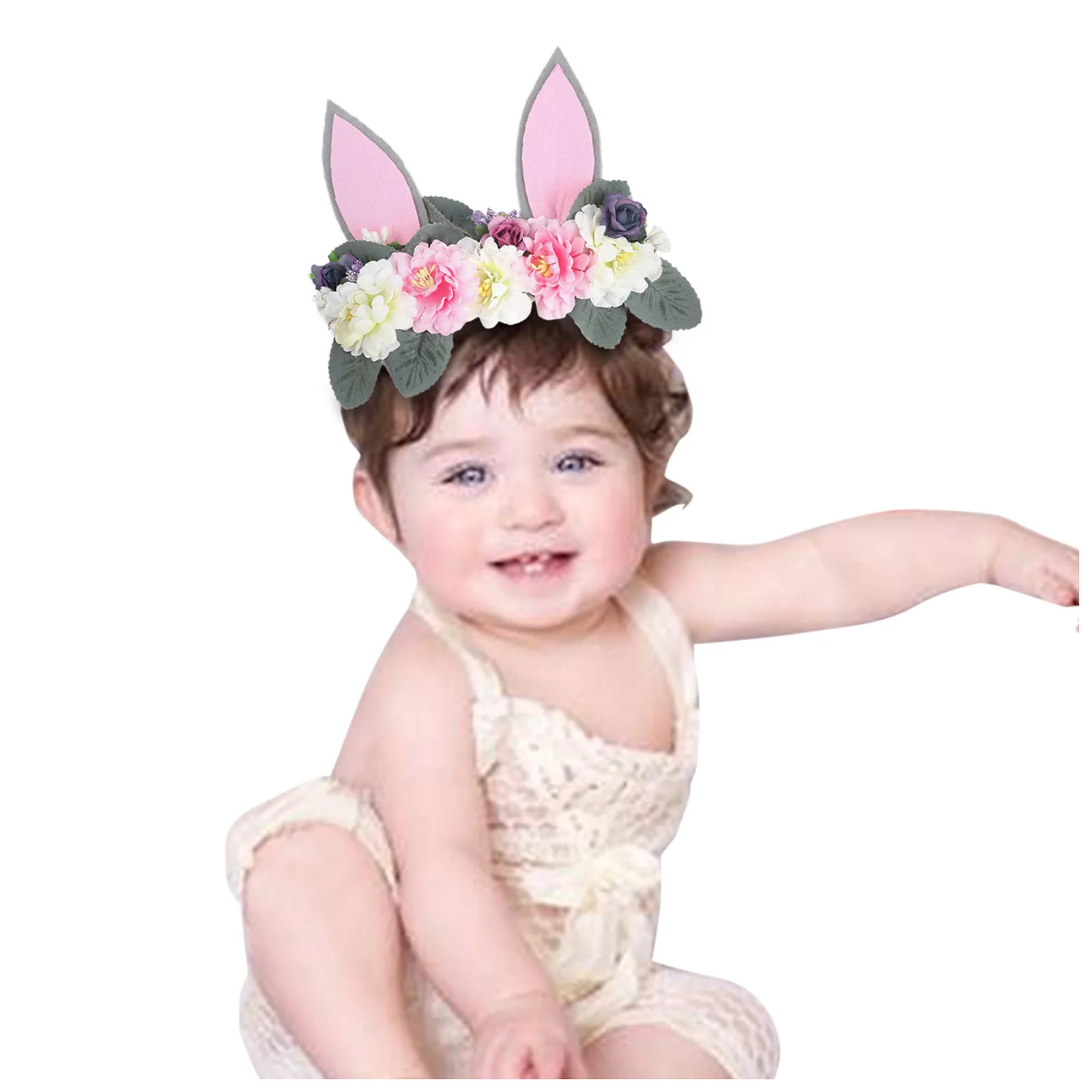 

Baby Headband For Girls Kids Soft Elastic Knot Turban Nylon headbands Head Wrap Newborn Bow Hairband Toddler Hair Accessories#4