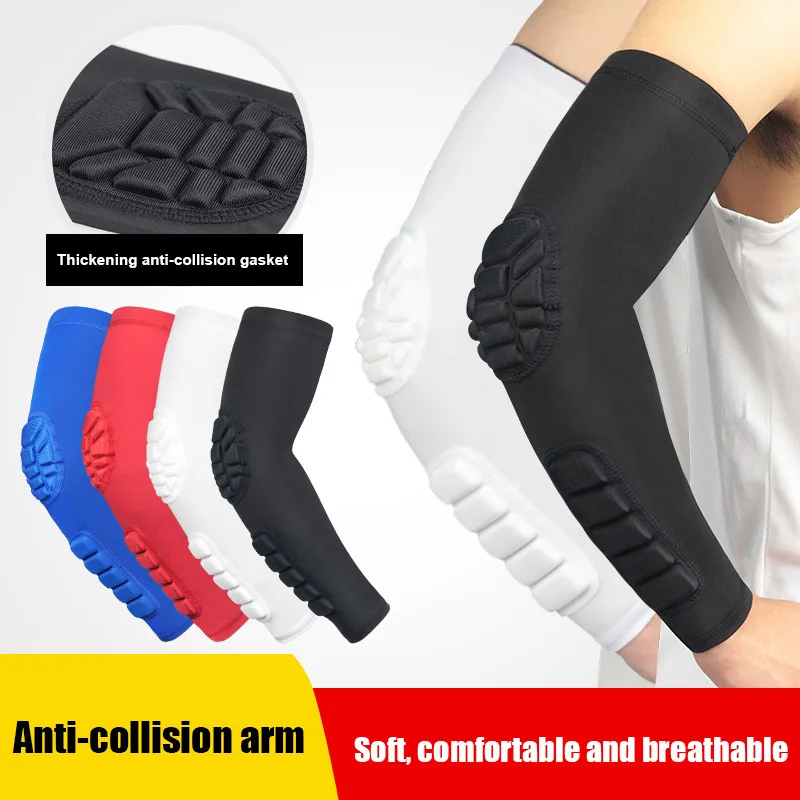 1 шт. дышащие баскетбольные налокотники защитные накладки тренировочные для рук