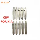 RIOOAK 10 шт.лот Новинка металлическая заготовка заготовки  08 KD пульт дистанционного управления сменный Автомобильный ключ для Daihatsu Kia заготовка заготовки автостайлинг