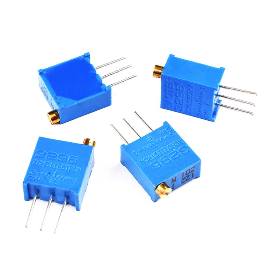 

5pcs 3296W potentiometer connector 100R 500 Euro 1K 2K 5K 10K 20K 50K 100K 500K 1M trillion adjustable resistance