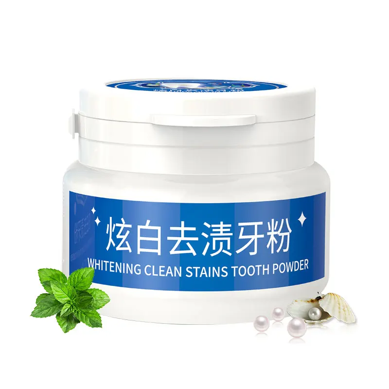 

Yoxier Teeth Whitening Powder Toothpaste Dental Bright Tooth Cleaning Oral Hygiene Remove Plaque Stained Tooth Care