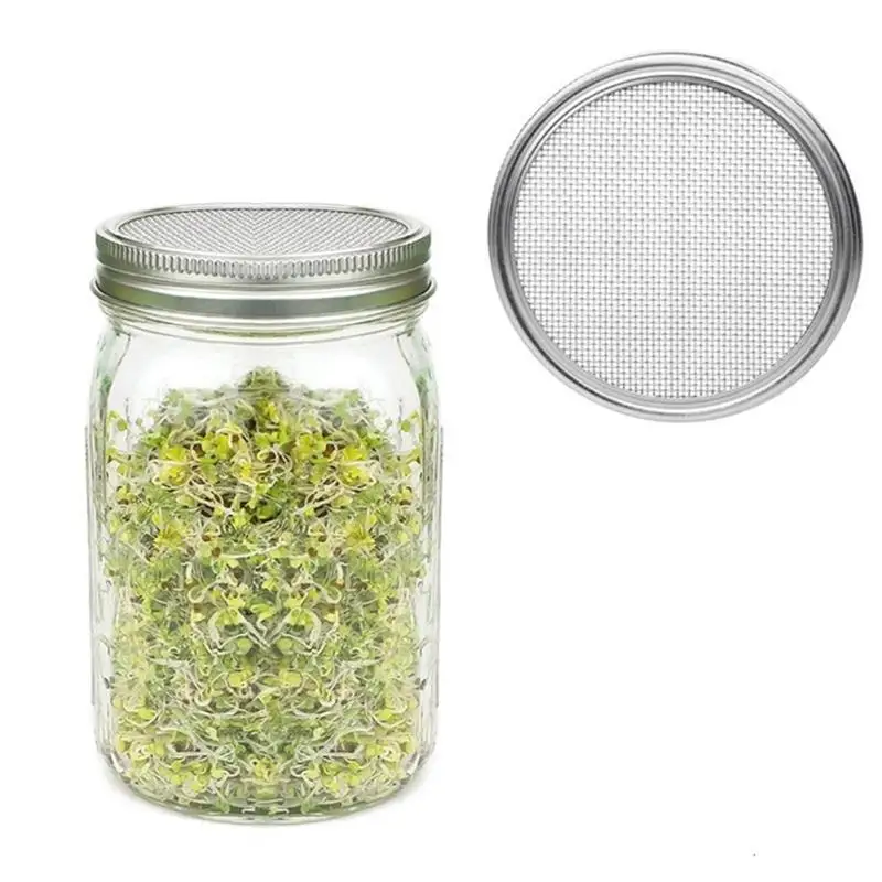 1 комплект проращиватель семян прорастания крышка банки с закручивающейся