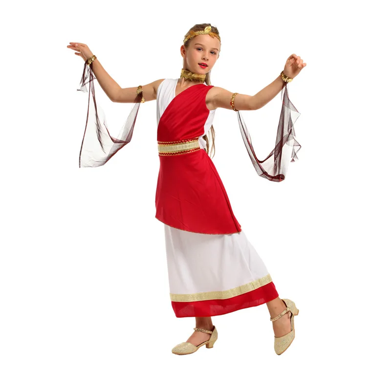 Костюм принцессы для детей с изображением древнего египетского фараона