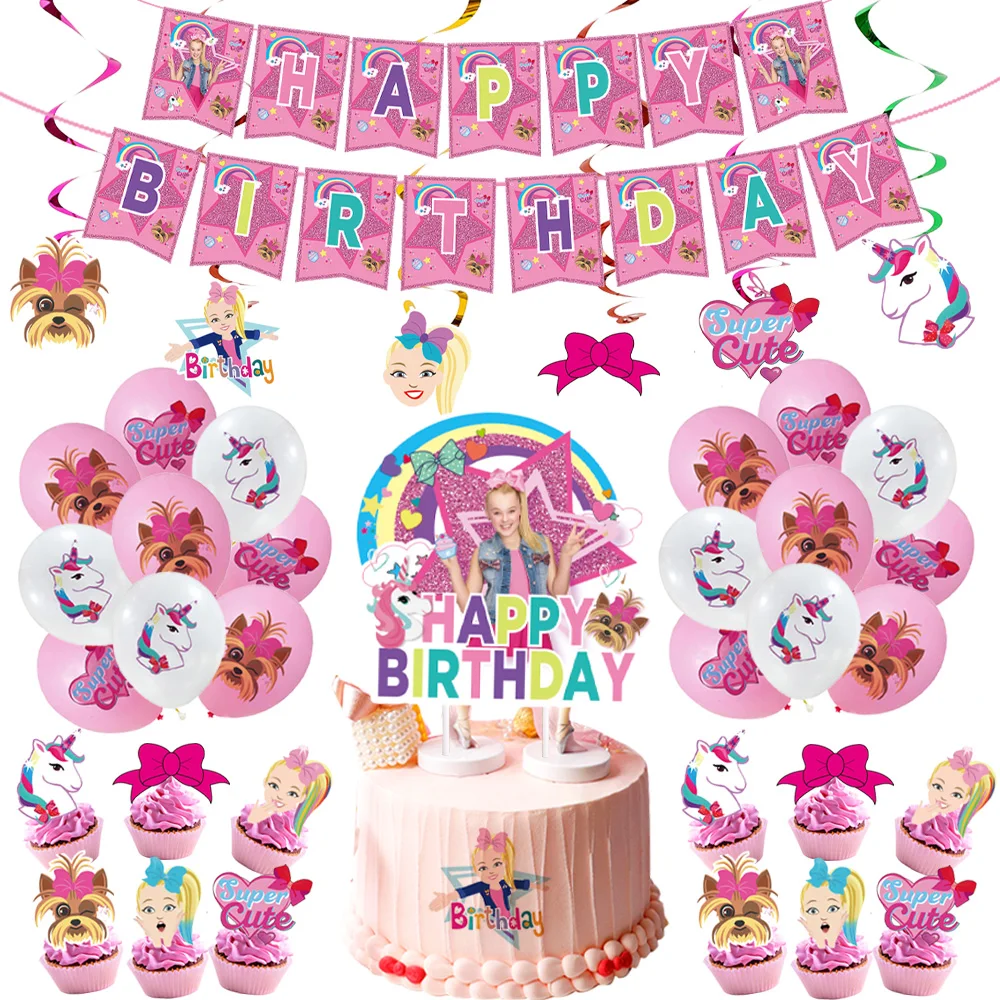 JOJO предметы для вечеринки сувениры набор салфеток тарелок скатертей чашек ножей