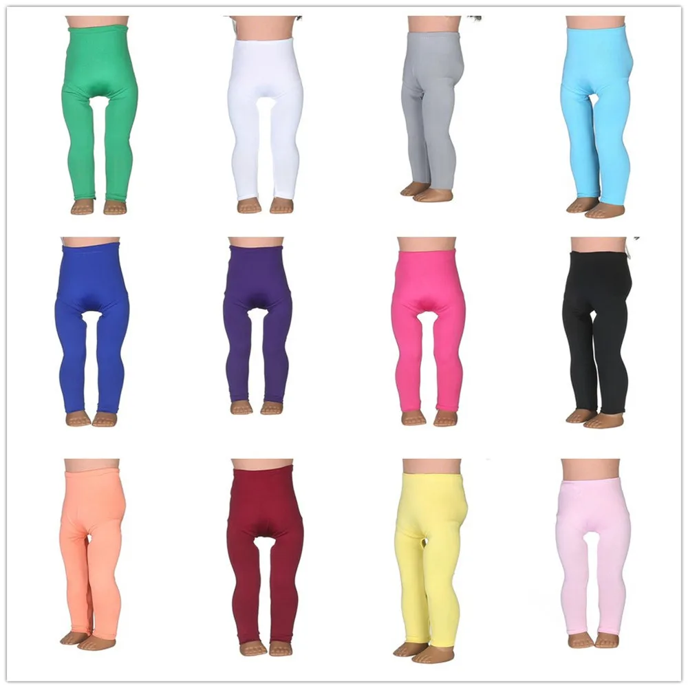 

Random 1 Pcs Leggings For 18 Inch American&43Cm Baby New Born Doll Our Generation , For Baby Birthday Festival Gift