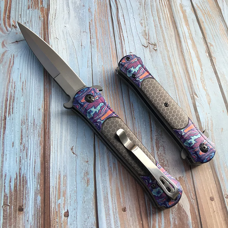 Складной нож со стальным лезвием для кемпинга охоты кухни фруктов практичный