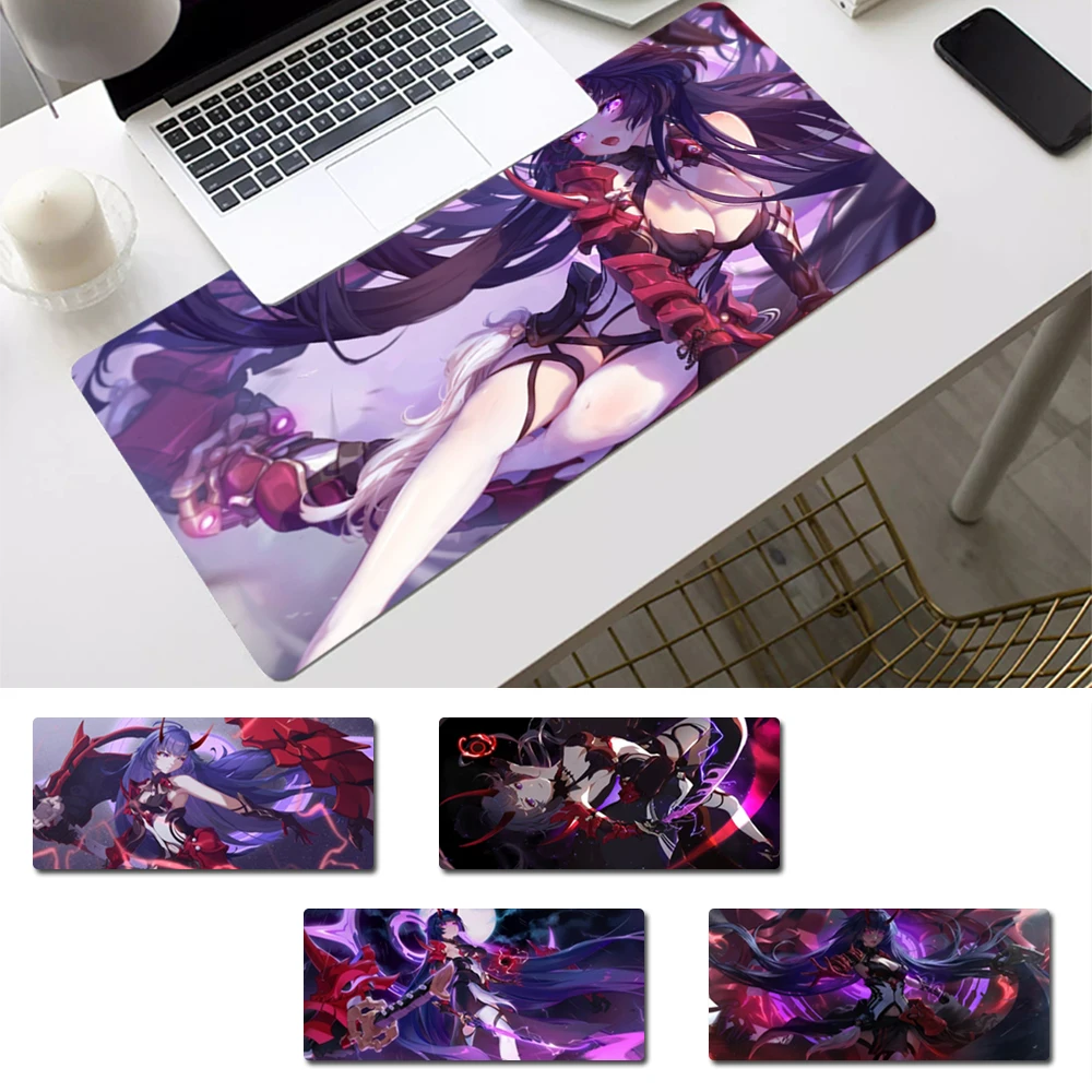 

Wholesale Honkai Impact 3 Raiden Mei Gaming Mouse Pad Gamer Keyboard Maus Pad Desk Mouse Mat Game Accessories For Overwatch
