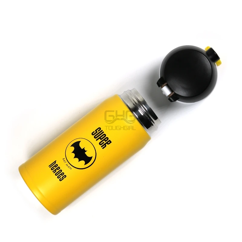 350 мл симпатичная вакуумная фляжка из нержавеющей стали для девочек и мужчин