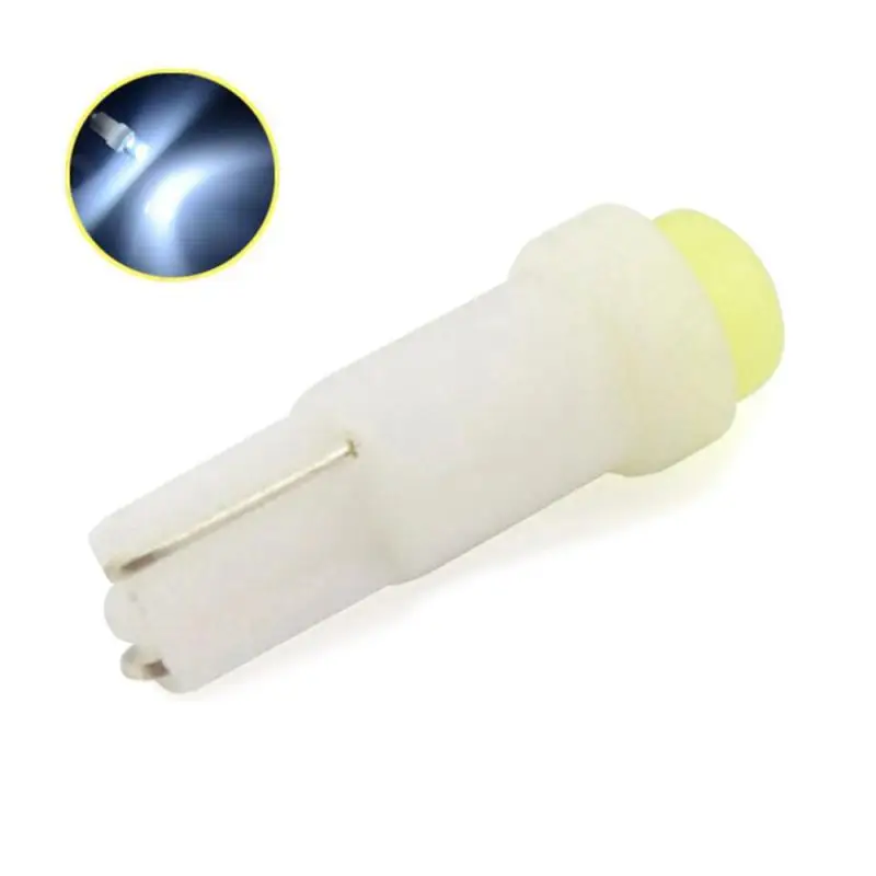 01 10 шт./лот Автомобильный светодиодный светильник T5 1SMD автомобильный Cob светодиодный инструмент, световой индикатор лампы для мотоцикла авто инструменты - Цвет: 01