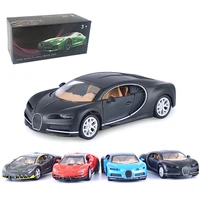 132 alloy bugatti super sports car model toy die cast pull back sound light toys vehicle for children kids gift boy 2021