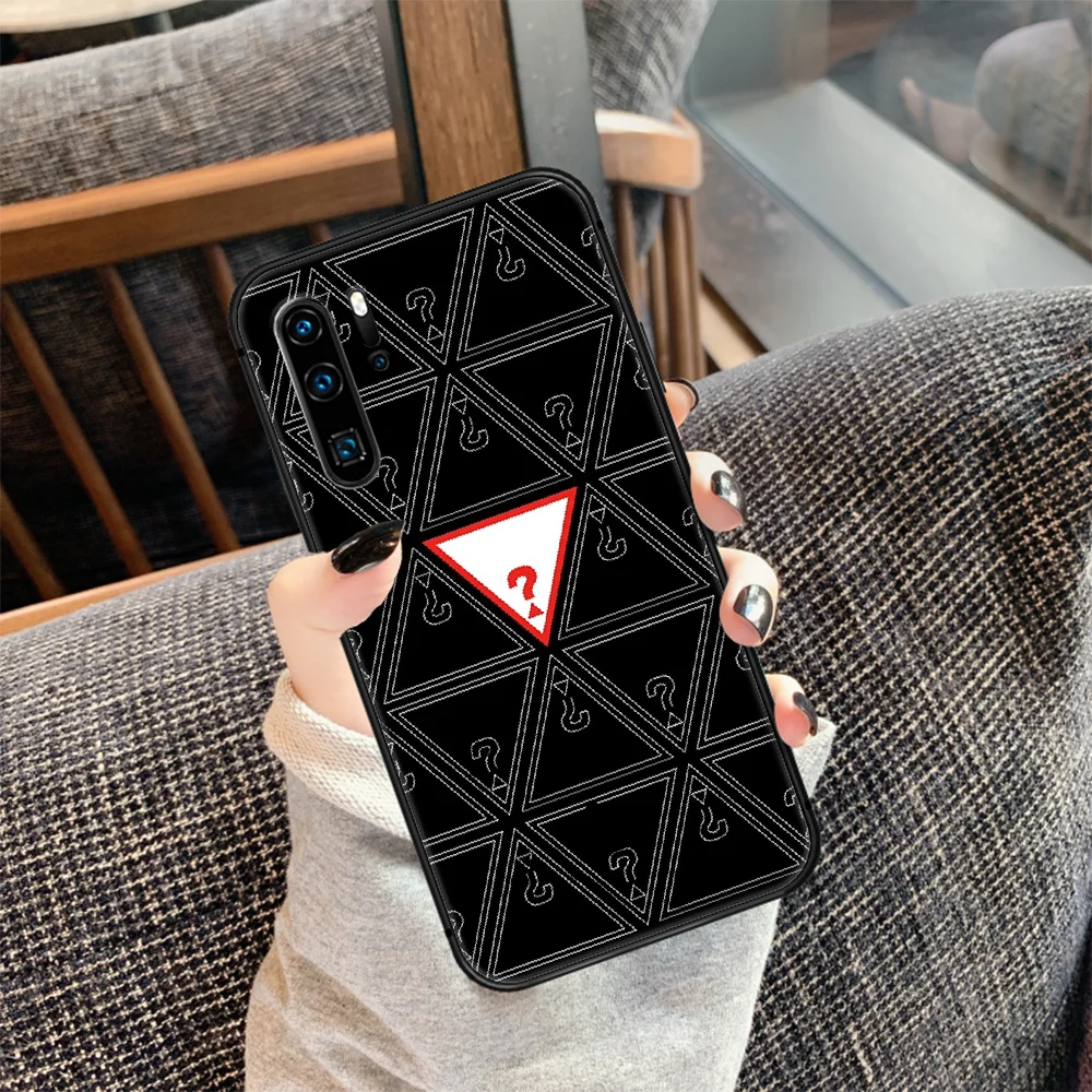 

French fashion luxury brand Phone Case For Huawei P Mate 10 20 30 40 Lite Pro smart Z 2019 nova 5t black Hoesjes Painting